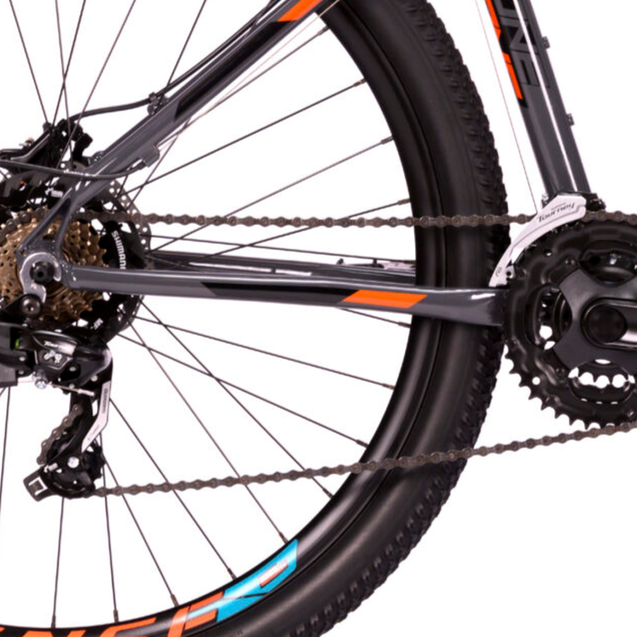 Bicicleta Sense One Aro 29 Cinza/Grafite/Laranja