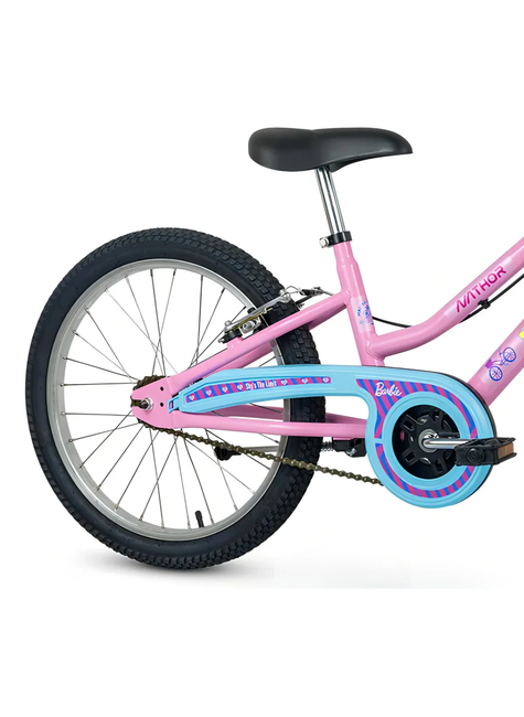 Bicicleta Nathor Aro 20 Barbie Rosa/Azul